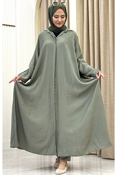 ESRANUR Kupra Silk Buttoned Outerwear