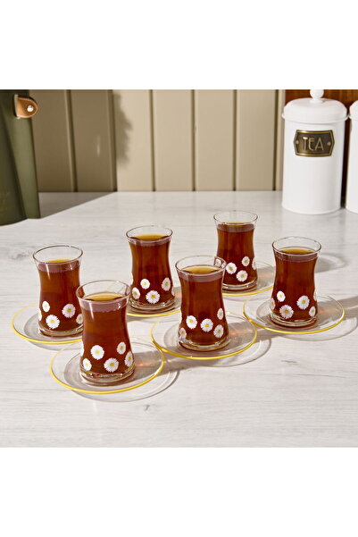 MATMEL Fiona 12 Piece Tea Set - Transparent - 170 ml