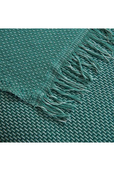 MATMEL Wool Bedacta Double Bedspread - Green - 220X240 cm