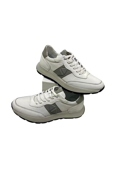 SULA Men's Lace-Up Leather White Leather Inside Special Poly Sole Casual Shoes