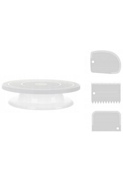 zola Turntable set, cake finishing accessories, 28 x 6.5 cm