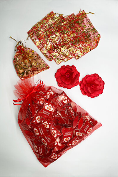 Hobi Stok 102 Parça Kına Seti, Paketli Hediyelik Kına, Çerez Kesesi, Kına El ...