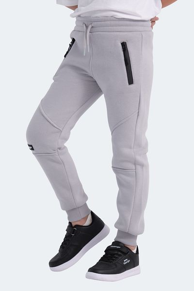 Slazenger Παιδικό αθλητικό παντελόνι LAMYA Unisex Stone Grey