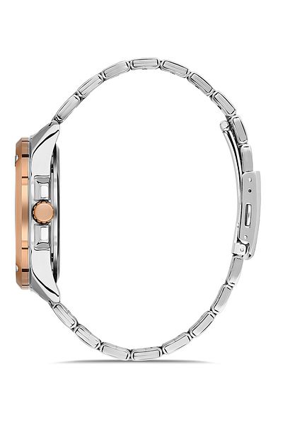 DAVID GUNER Rose White Coated Brown Dial Men's Watch Dg-8306Ga-E6