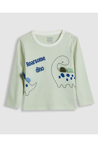 R&B Embroidered T-Shirt And Bottom Set For Top Bottom Set 0-24M
