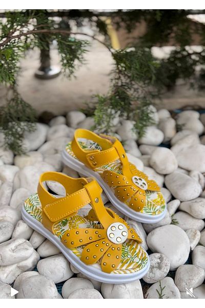 Görkem bebe ayakkabı ve tekstil Girl's Sandals (Slim Fit)