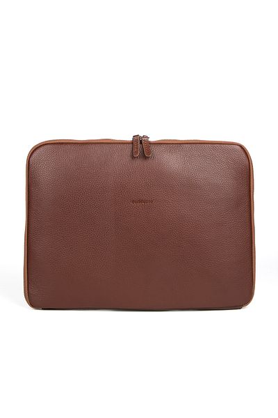 deridense MacBook Air Pro 13" & 14" Inch Genuine Leather Laptop Case
