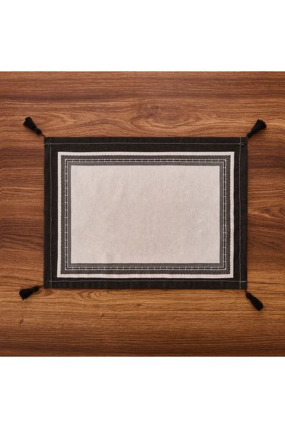 MATMEL Ethnic 2-Piece American Service - White - 35X55 cm