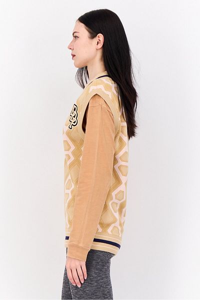 Puma X Dapper Dan Women Sportswear Fit Outdoor Sweater Vest, Tan