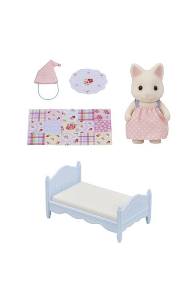 TOYFEST Sylvanian Families Floral Cat Girl's Sleeping Set 5681