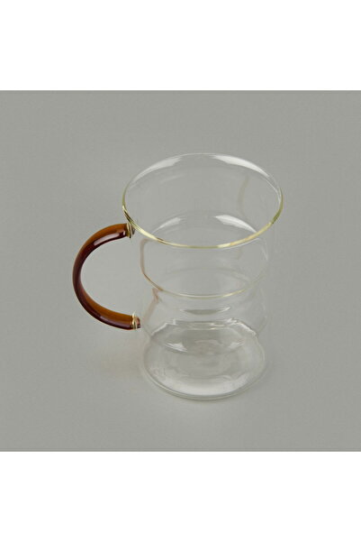 Paçi Keyif 3-Piece Colored Glass Mug with Handle - Colorful - 200 ml