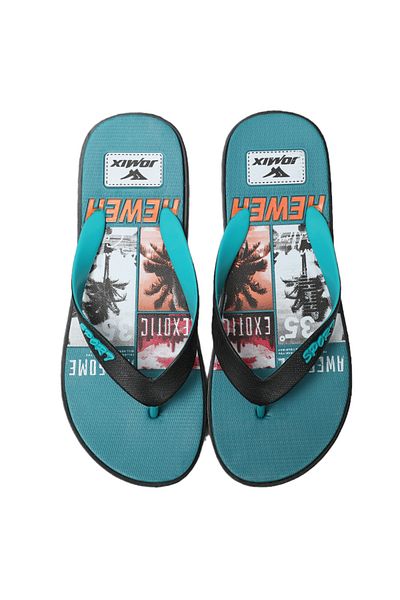 Intisimo Papuci de casă pentru bărbați, Jomix, exotici, verzi - 45