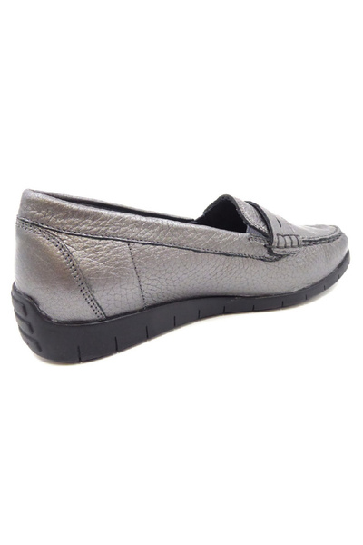 Waldläufer Dámská pantofle v šedé barvě