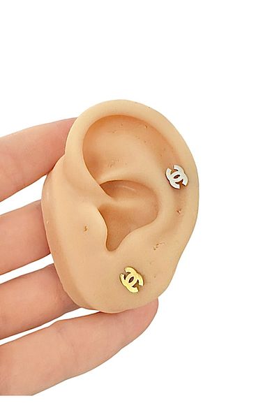 My Bellas Jewels ثقب الزنمة الفولاذية الجراحية، الحلزون، المسطح، القوقع، الفص (قطعة واحدة)