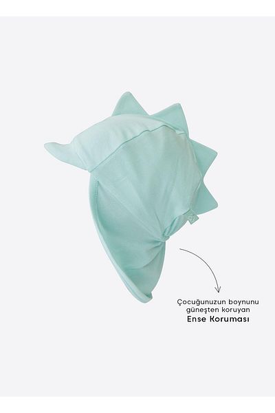 kitikate Organic Saurus Hat Green