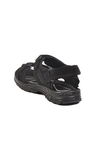 AYAKMOD Black Nubuck Boy's Velcro Sports Sandals 1305 g
