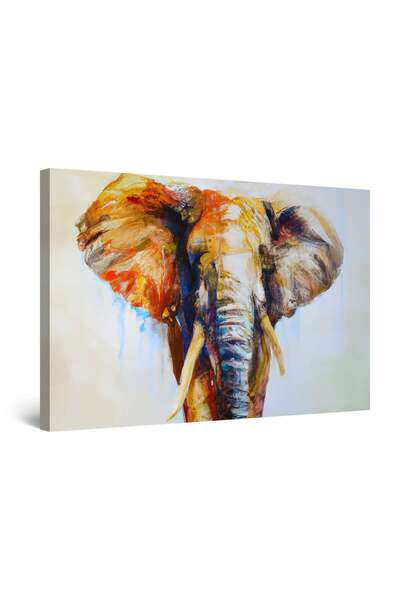startonight Tablou DualView Startonight Elefant Batran, luminos in intuneric, 80 x 80 cm