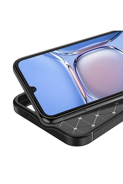 SKYDDAR INNOVATION Case for Samsung Galaxy A05s, CarbonFiber, Shockproof, Black, sticker set
