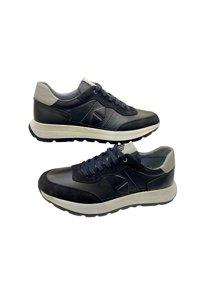 SULA Men's Lace-Up Leather Black Inner Leather Special Poly Sole Casual Shoes