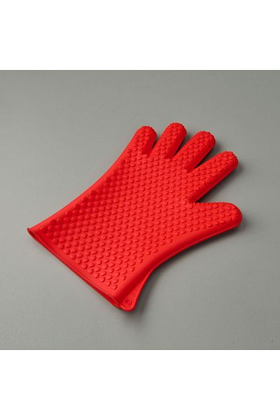 MATMEL 5 Finger Oven Mitts - Red