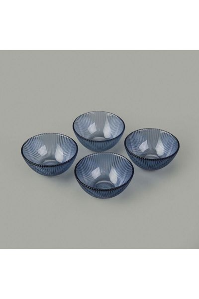 MATMEL 4-Piece Snack Bowl - Blue - 9 cm