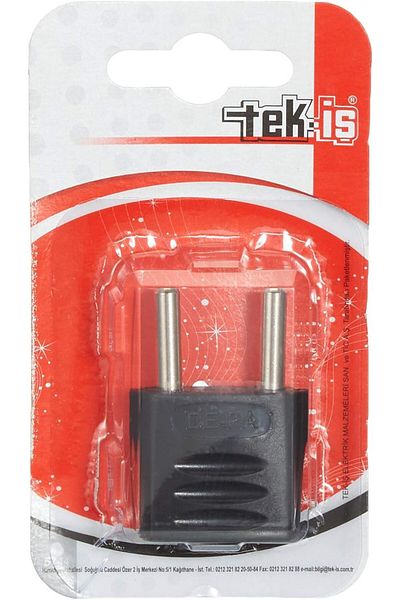 Mu Art Ahşap Mrt 520252 Plug American Adapter, Black Art 871301