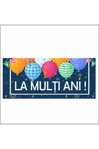 media Banner "La multi ani" model 1, 300 x 120 cm