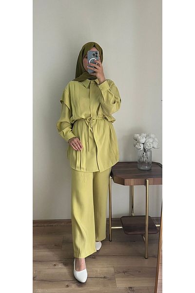 Line By Touches طقم قميص وبنطلون