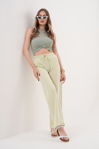 Laressi Lace-Up Striped Trousers