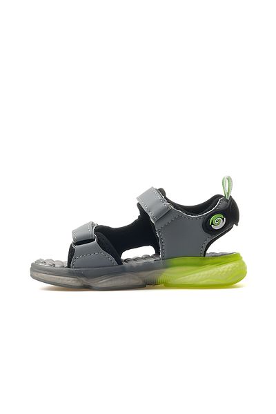 Vicco Felipe Boy's Lighted Sandals 25Y 332.255 Beige Gray