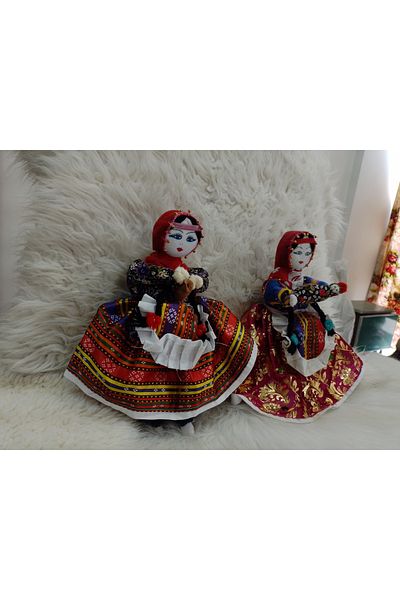 ŞAHMERDANOĞLU 30X30 cm Handmade Large Size Cappadocia Onion Doll, Baby Sleeping & Test Carrying Model 11