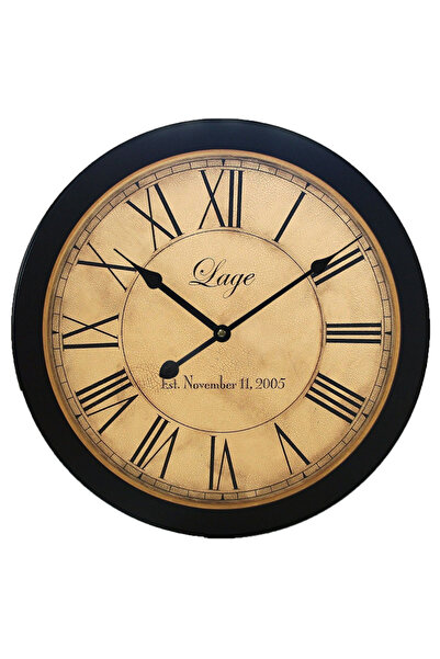 dbsanat Saat00093 Ahşap Duvar Saati Ebat 70 cm