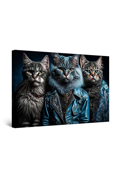 startonight Tablou DualView Startonight Gasca Pisicilor, luminos in intuneric, 80 x 120 cm