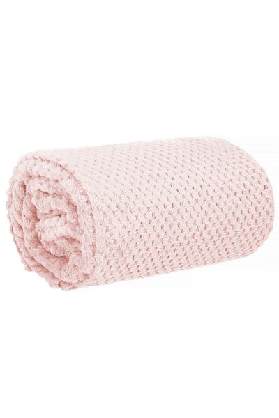 Springos Springos fluffy blanket, 200x220cm, Pink