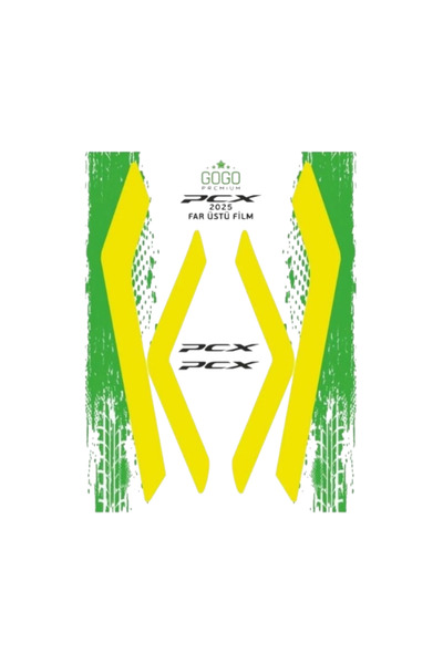 Gogo Far Üstü Film Neon Sarı Honda Pcx 2025