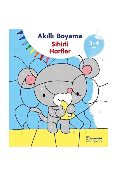 Genel Markalar Akıllı Boyama - Sihirli Harfler 3-4 Yaş - - Kollektif Kitabı