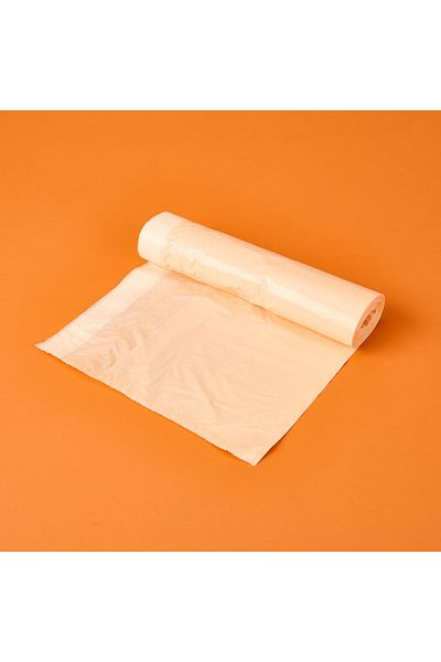 MATMEL Vanilla Scented Drawstring Medium Size 15-Piece Garbage Bag - Orange
