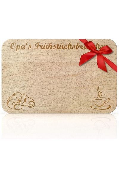 Liebspecht® Liebspecht® breakfast tray, wood, natural, 226 x 146 x 10 mm