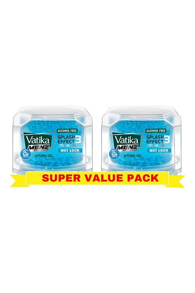 Dabur Vatika Menz Wet Look Styling Gel Value Pack 2 x 200 ml