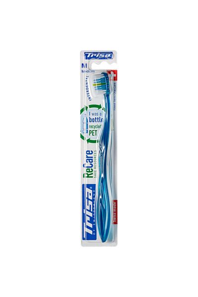 Trisa ReCare Medium Manual Toothbrush 600145 Multicolor