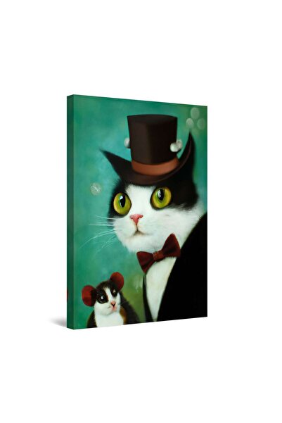 startonight Tablou DualView Startonight Soricel si Pisica Eleganti, luminos i...