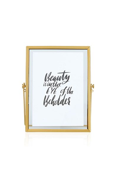ASPARTAM Metal Frame - Gold - 13X18 cm
