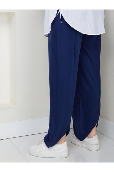 soBasic Pleated Comfortable Modal Shalwar Trousers