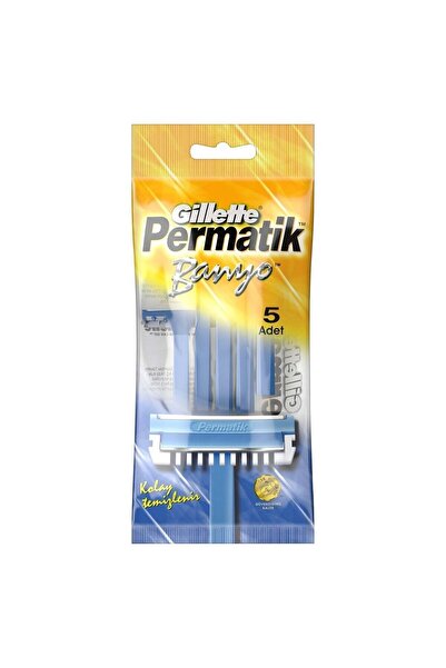 Permatik Gillette Permatik Banyo Kullan At Tıraş Bıçağı 5 Adet