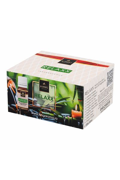 KingAroma Pack of 30 pieces of Relaxx aromatherapy scented oil, Kingaroma