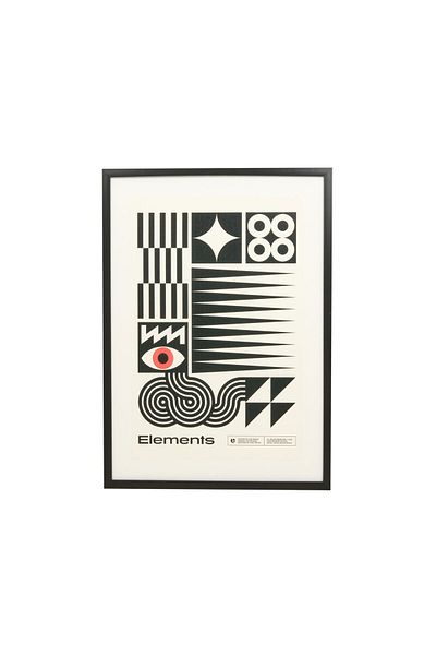 ASPARTAM Elements Table - Black / White - 50X70 cm
