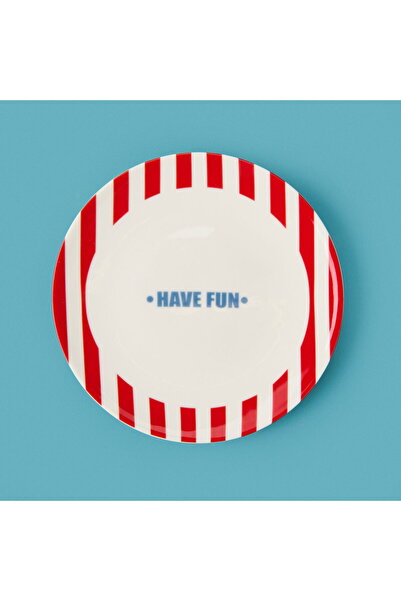 MATMEL Kitchen Have Fun Dessert Plate - Red - 19 cm