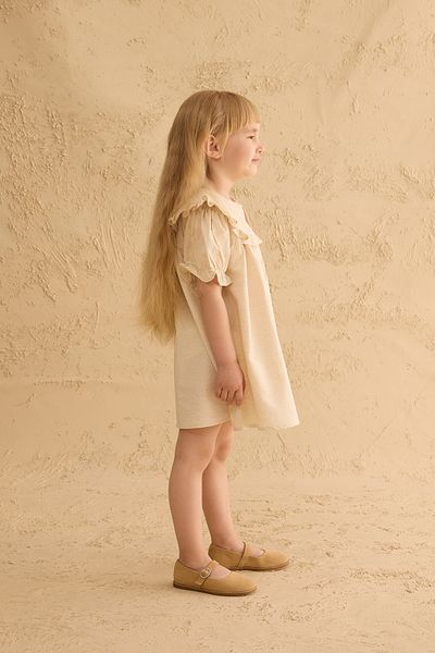 Fahhar Kids Φόρεμα Rabbit Ear Natural