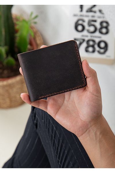Niki Leather Valerin Classic Handmade Brown Real Leather Wallet
