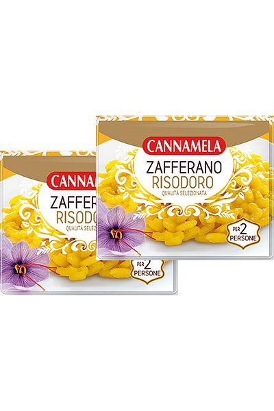 Cannamela Pure saffron, Zafferano Risodoro, Cannamela, 2 sachets x 0.1 g